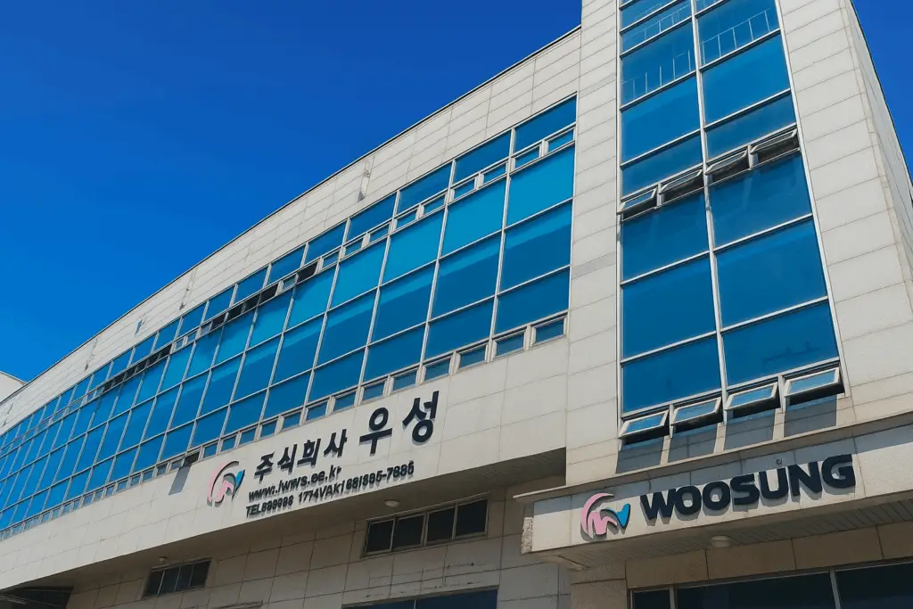 Woosung Machinery paper cup machine factory in Bucheon South Korea