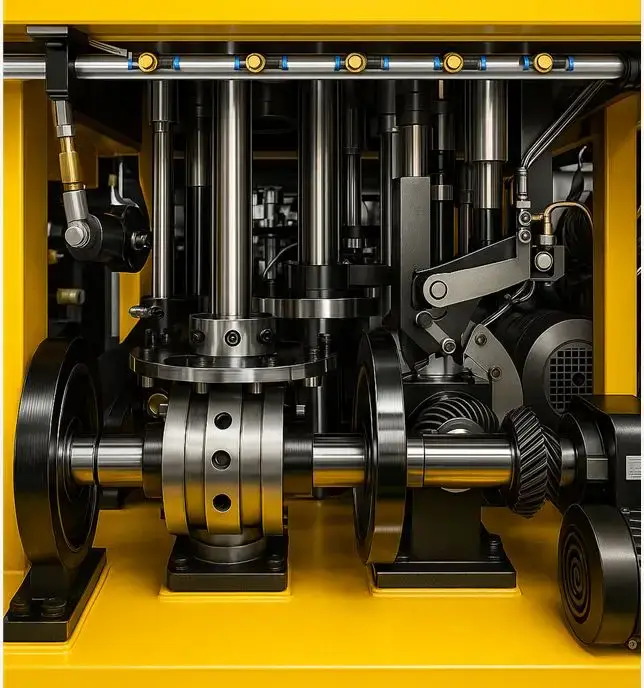 Heavy duty gear box for high speed paper cup forming machine – mechanical cam-driven transmission system