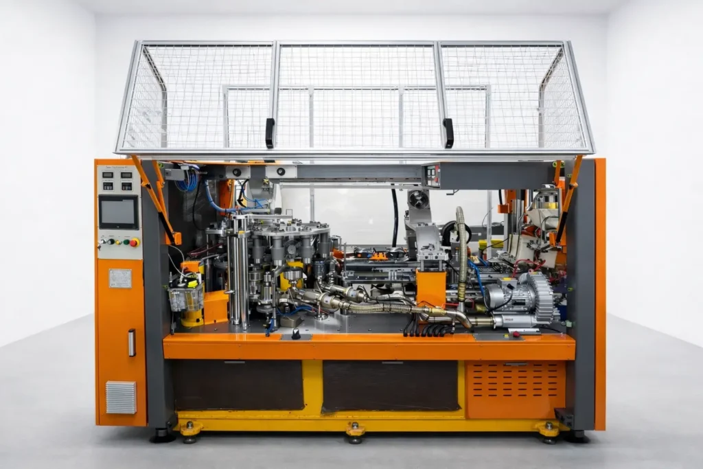 SUPER SH-K01 high speed paper cup forming machine manufactured by Woosung Machinery Co Korea