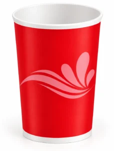 Paper cup sidewall formed and side sealed before bottom sealing